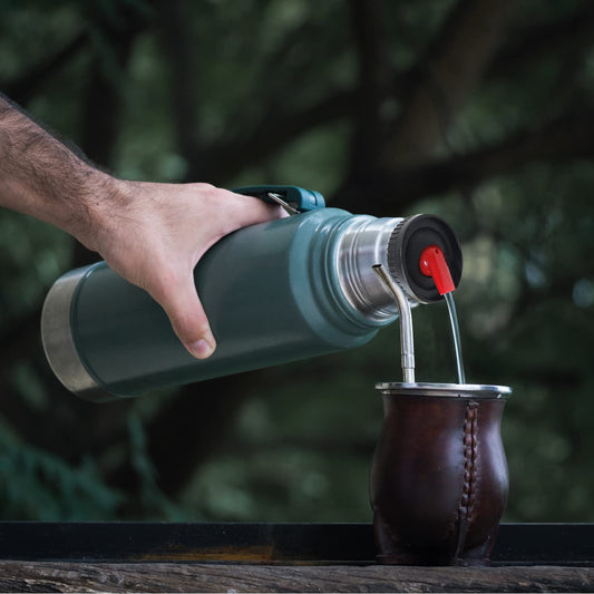 Tapon para termos Stanley Classic con Pico cebador (negro/rojo) Lid-Er