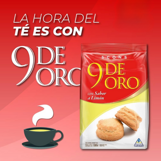 Scons de limón 9 de Oro - 180 Gramos