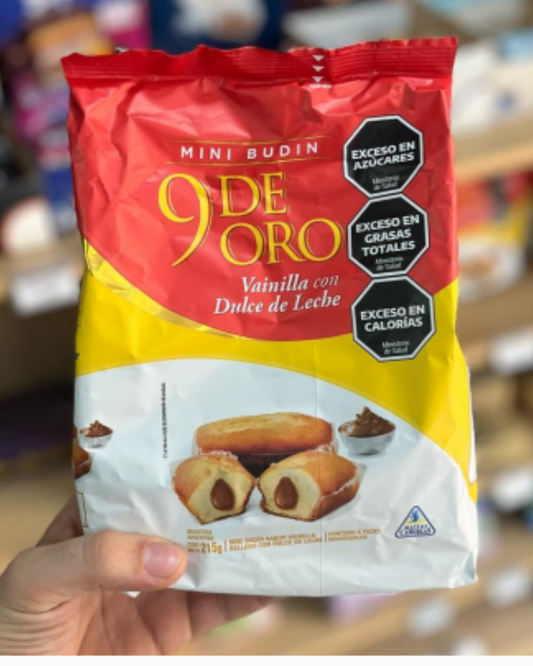 Mini Budin 9 de oro - 215 gramos