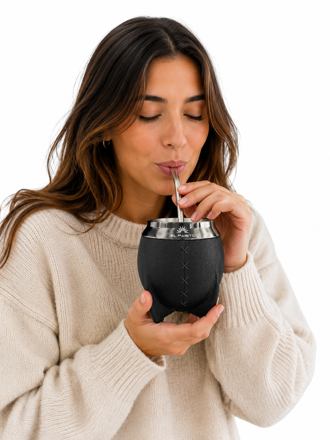 Mate Torpedo El Paisito acero inoxidable (Negro)