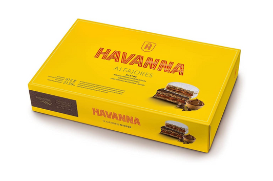 Alfajores Havanna chocolate - 12 unidades