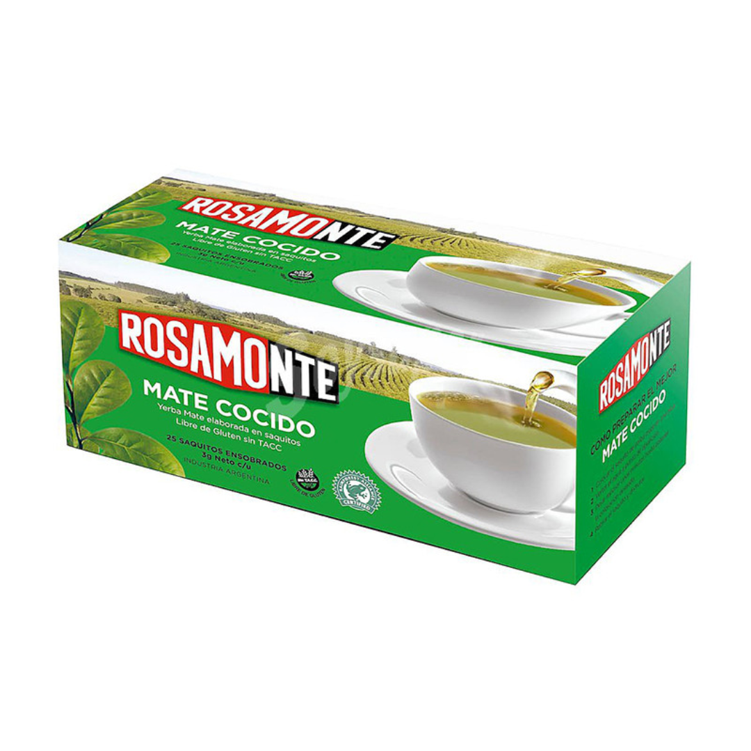 Mate cocido Rosamonte - 50 unidades