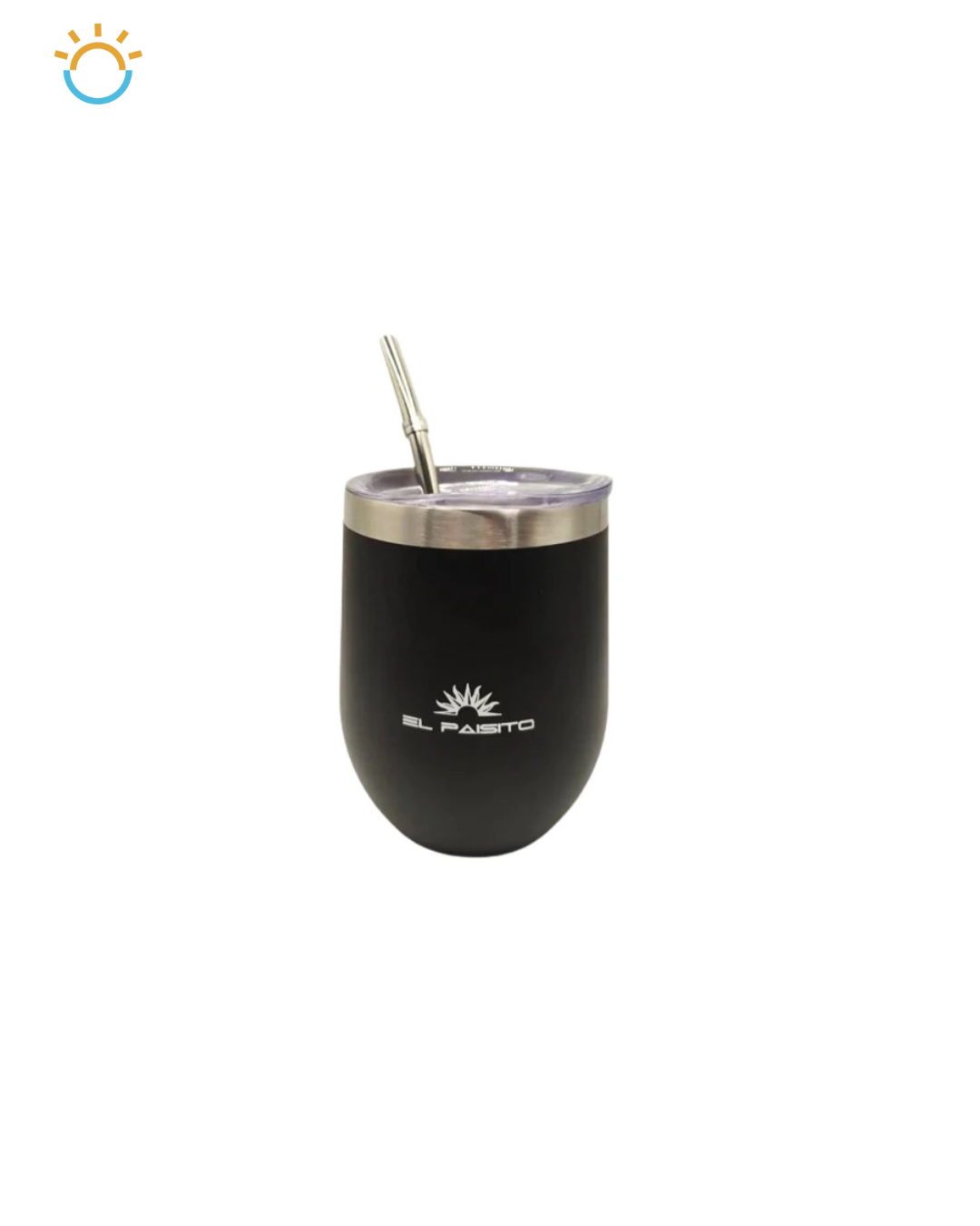 Pack Mate El Paisito — (Mate, bombilla y tapa)