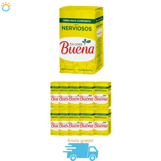Yerba mate para Nerviosos - Pack 10 kgs