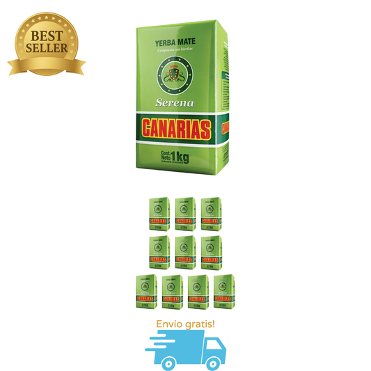 Pack Yerba mate Canarias Serena - 10Kgs