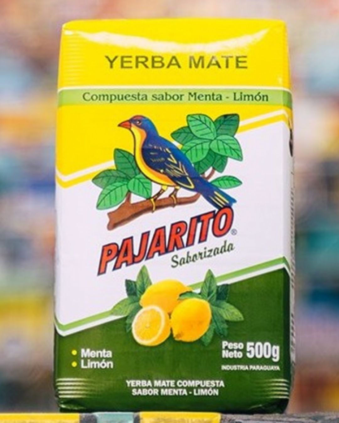Yerba Mate Pajarito Menta-limón 500 Gramos
