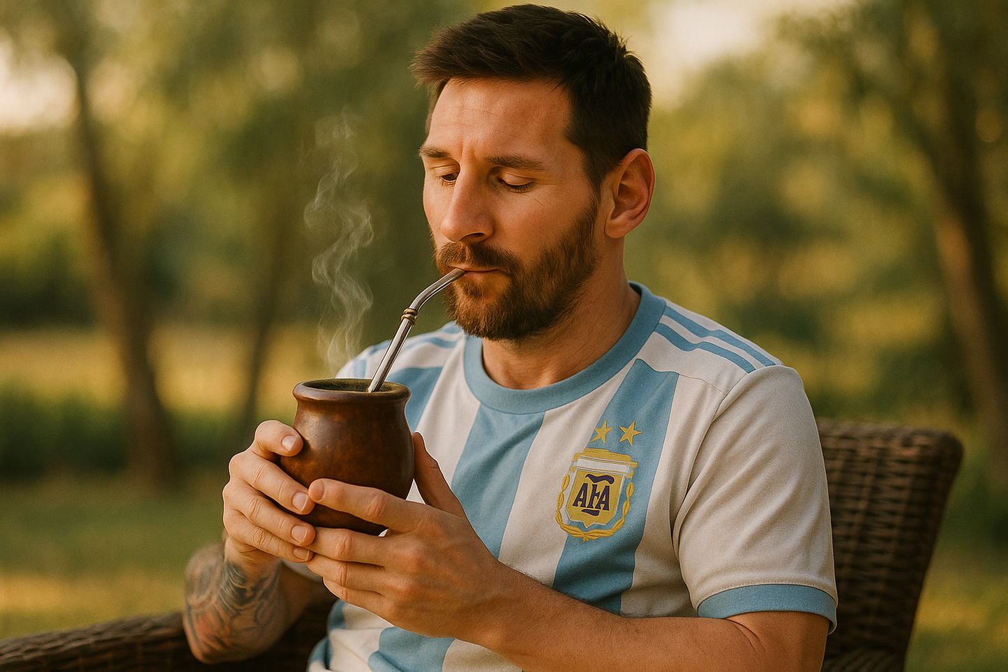 Termo Argentina Messi Nº10 - Aluminio - 1L