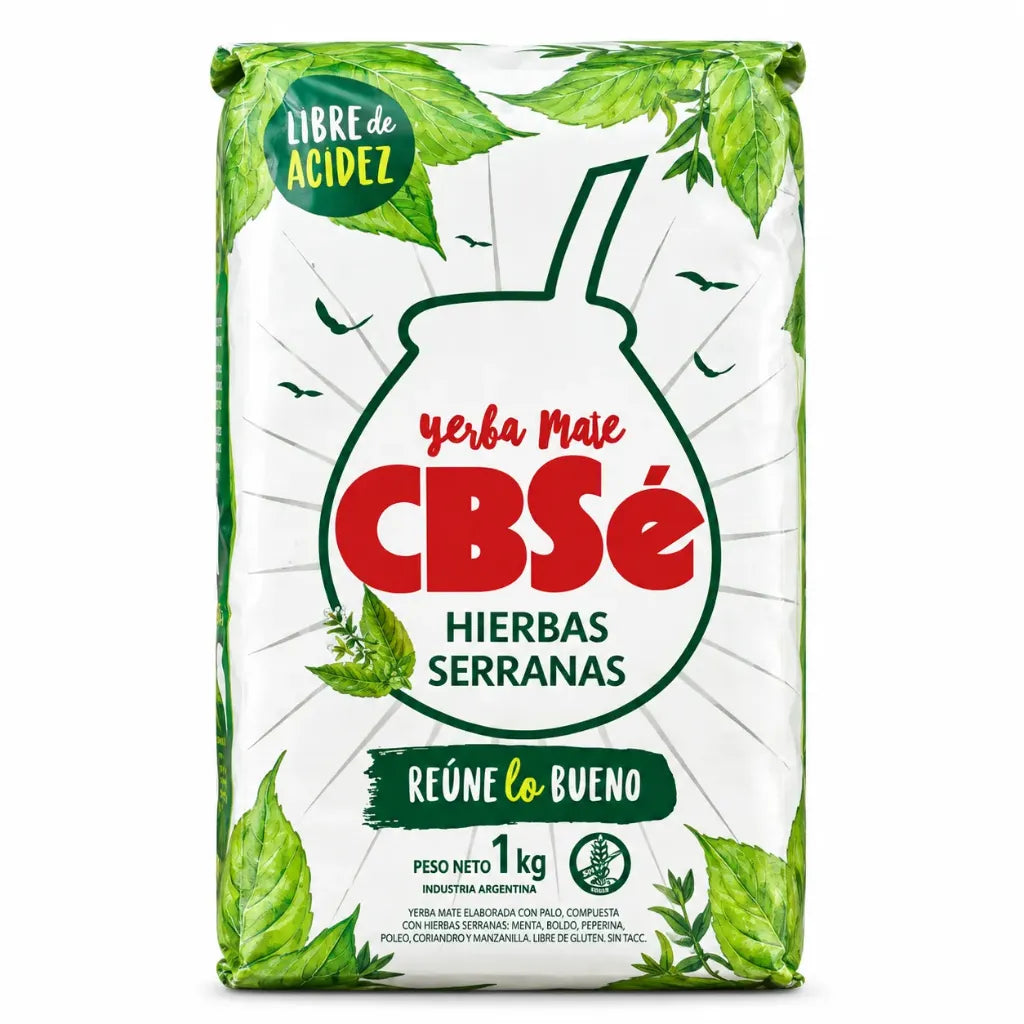 Yerba mate CBSé Hierbas Serranas - 1 kg