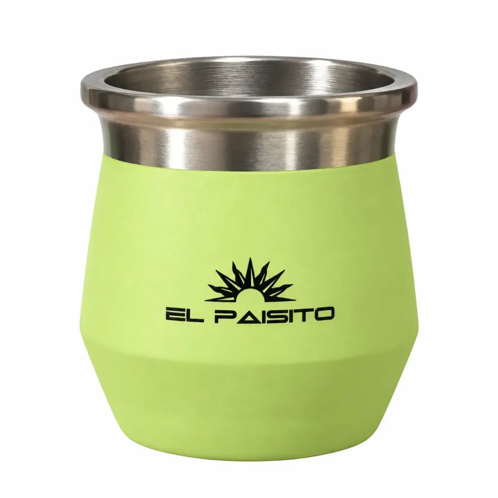 Camionero acero inoxidable OLIVO 270ml El Paisito - Mate