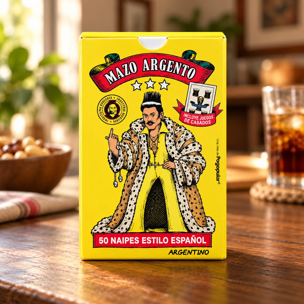 Mazo ARGENTO CLASICO 50 barajas — imagen de catálogo