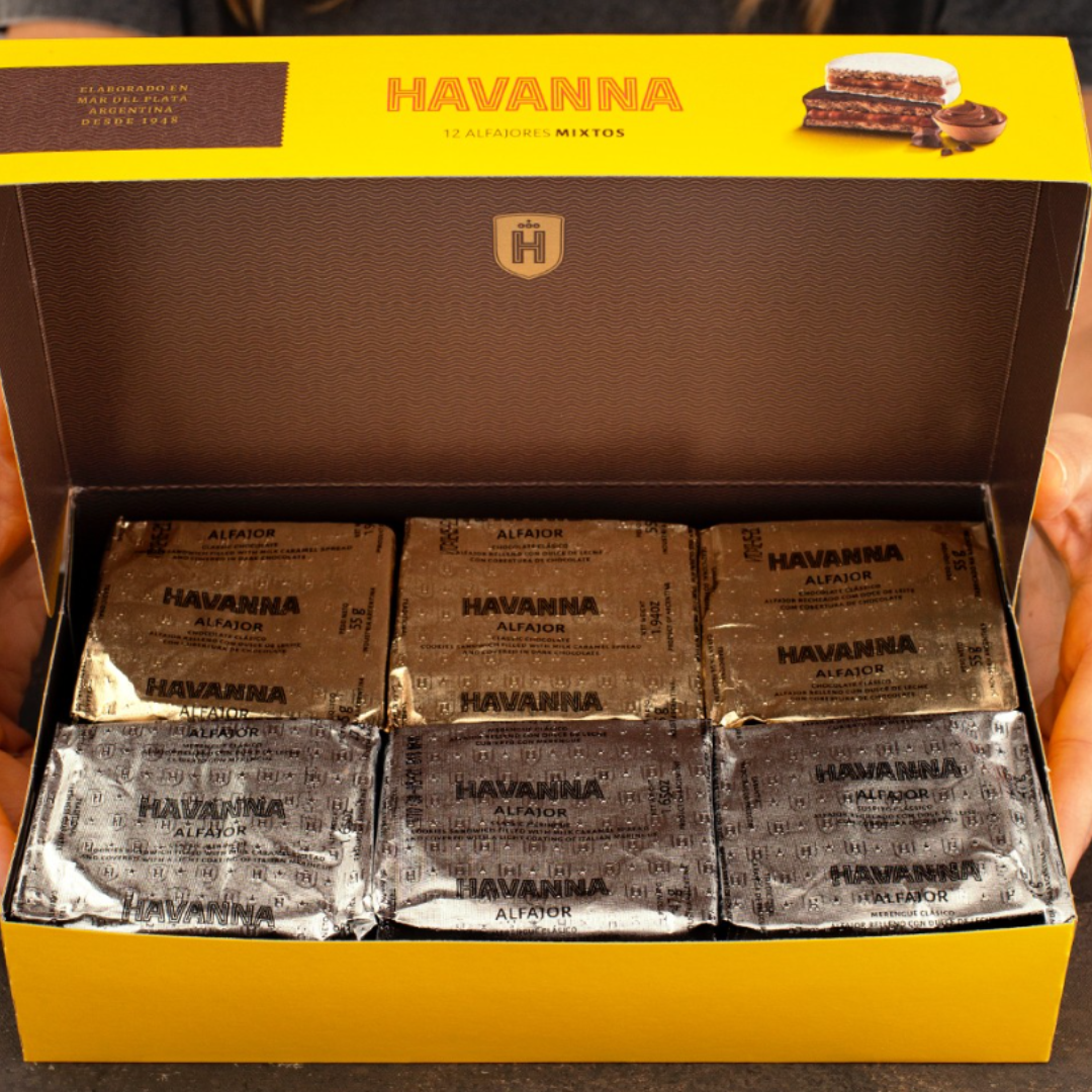 Alfajores Havanna mixtos - 12 unidades