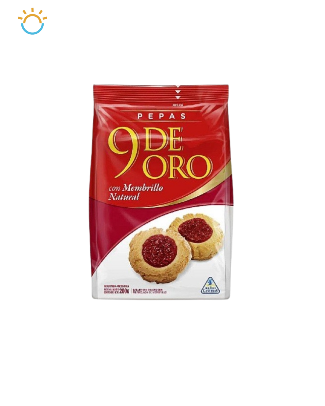 9 de Oro Pepas con membrillo natural - 200 gramos