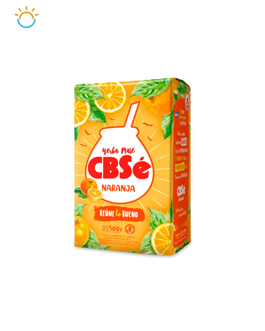 Yerba Mate CBSé Naranja - 500 Grs