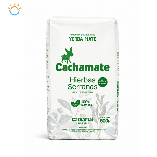 Yerba Mate CACHAMATE Hierbas Serranas - 500G