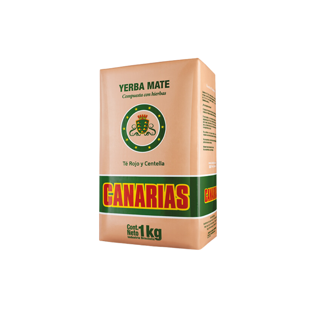 Yerba mate Canarias Té rojo y Centella 1kg