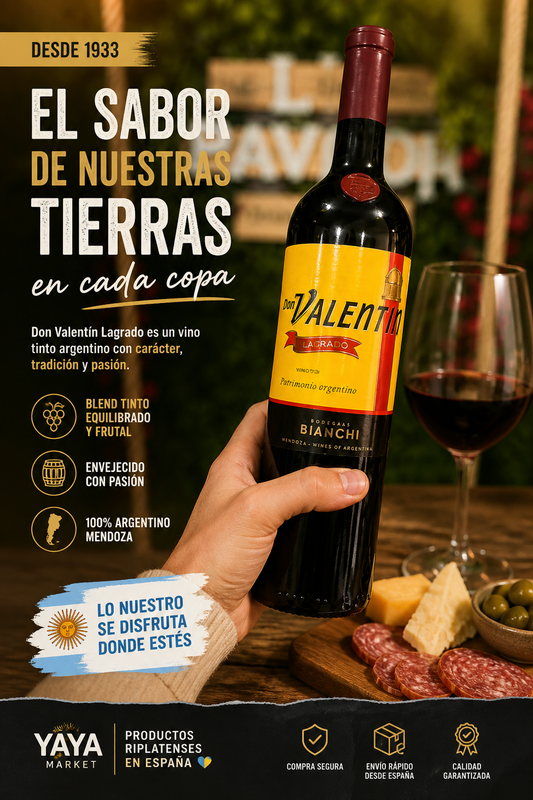 Vino Don Valentin Lacrado 75 cl (13%)