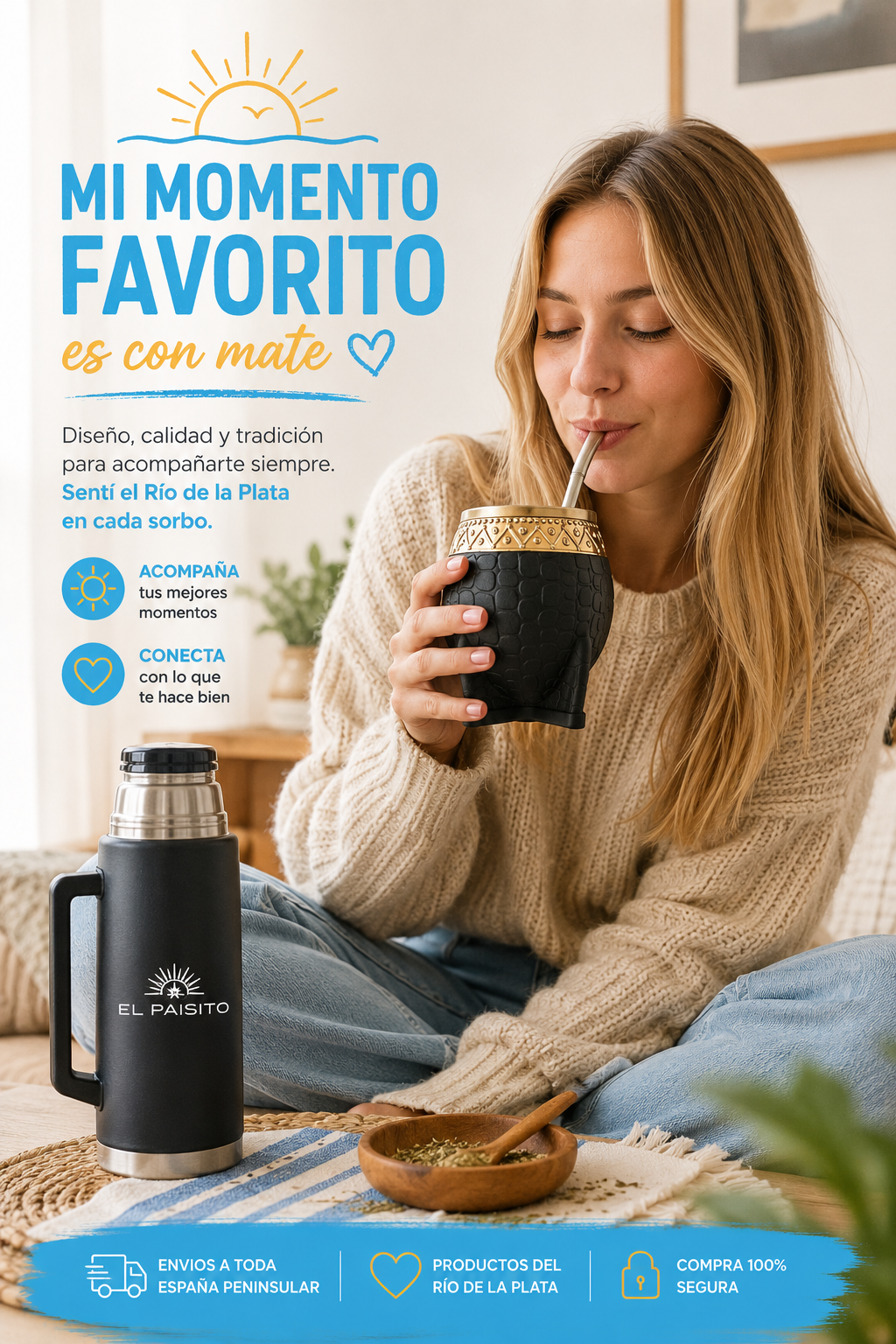 Mate Imperial torpedo acero inoxidable 200 ml (Marrón)