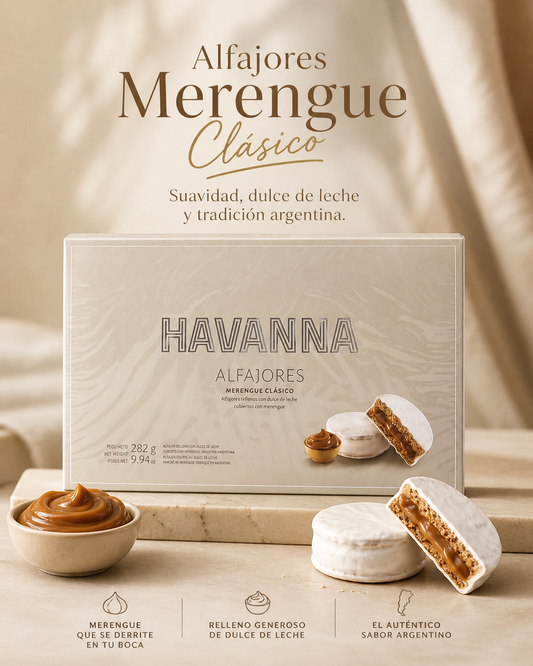 Alfajores Havanna Merengue - 6 unidades