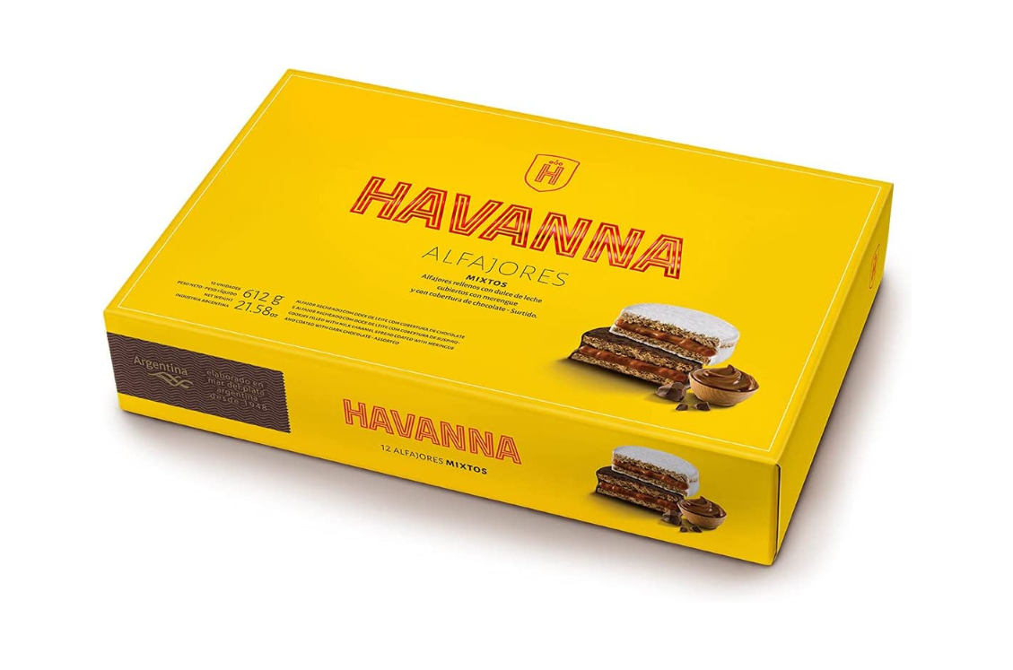 Alfajores Havanna mixtos - 12 unidades