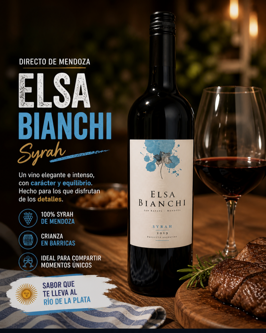 Vino Elsa Bianchi Syrah 750 cl (13.5%)