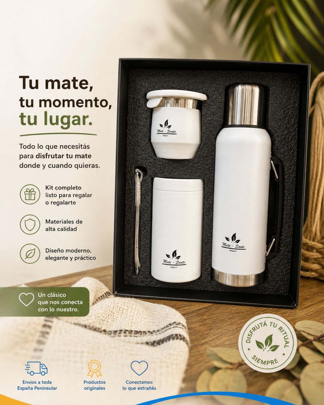 KIT MATERO MATE-SANTE 1 LITRO