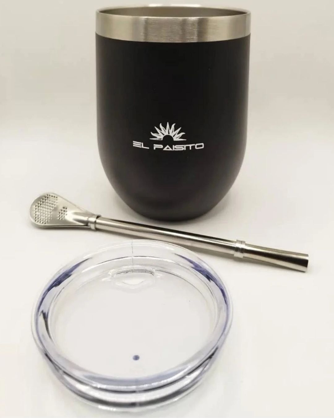 Pack Mate El Paisito  — (Mate, bombilla y tapa)