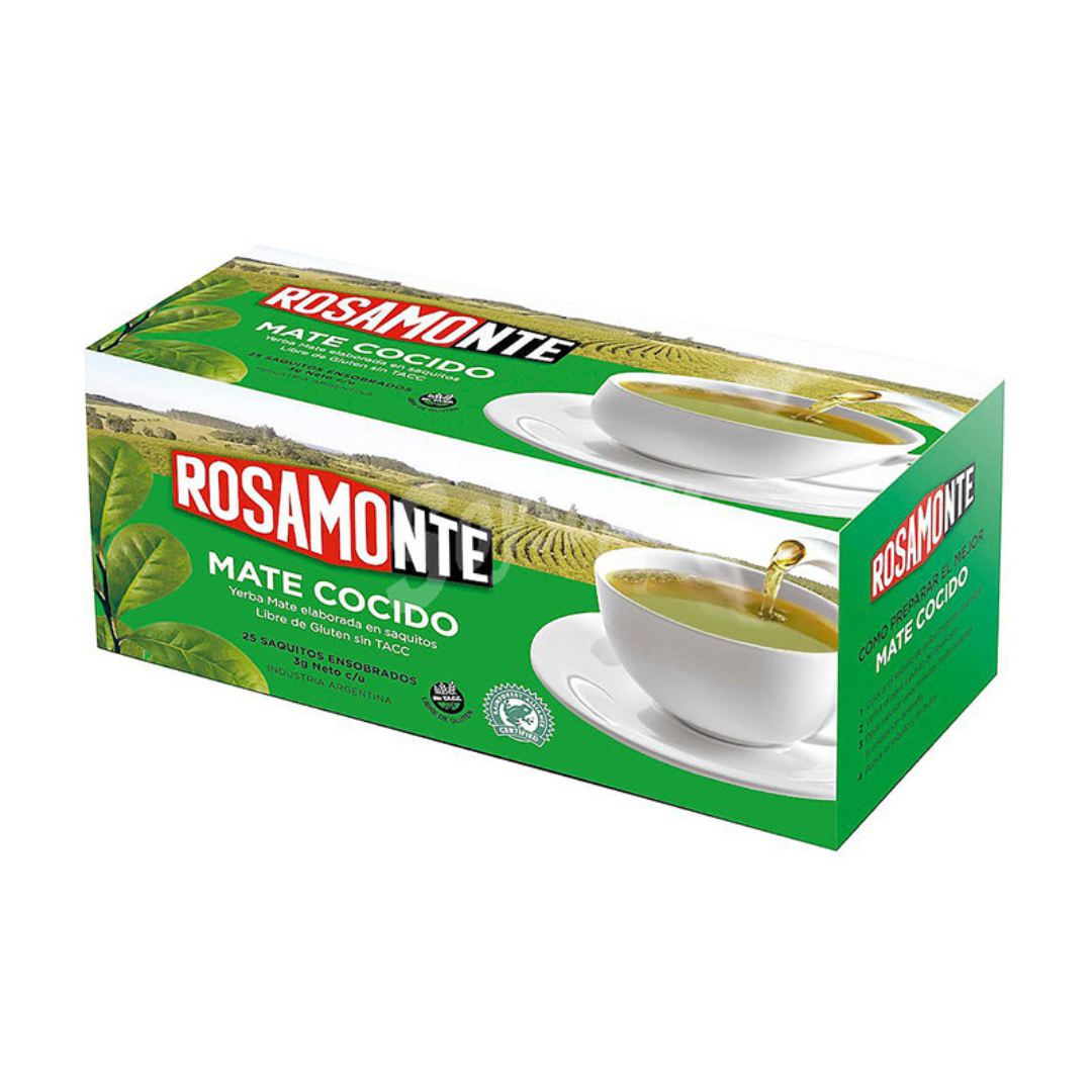 Mate cocido Rosamonte  - 25 unidades