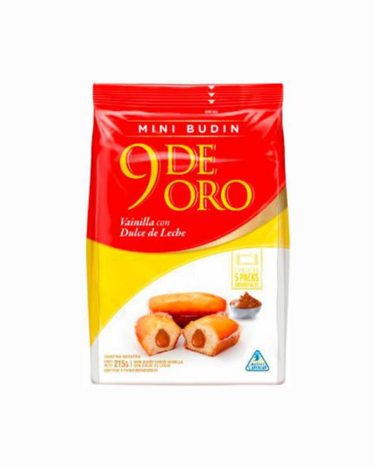 Mini Budin 9 de oro - 215 gramos