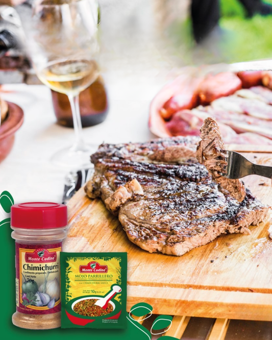 Monte Cudine Mojo Parrillero (Chimichurri) — 26 sobres x 10 g (260 g)