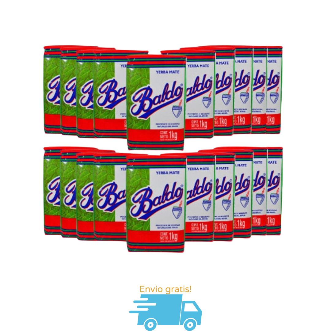 Pack Yerba mate Baldo - 20kgs