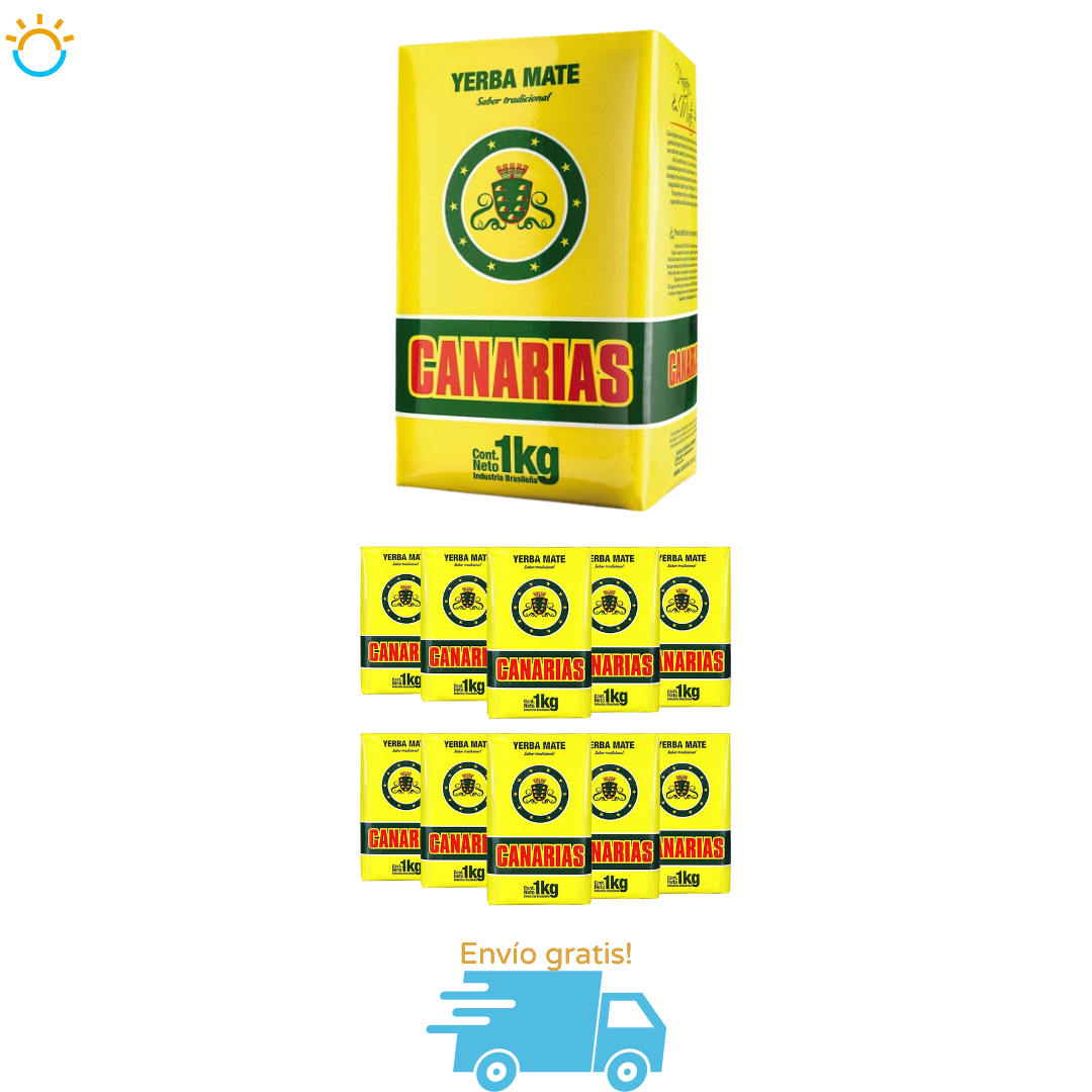 Pack Yerba mate Canarias Tradicional - 10 Kgs