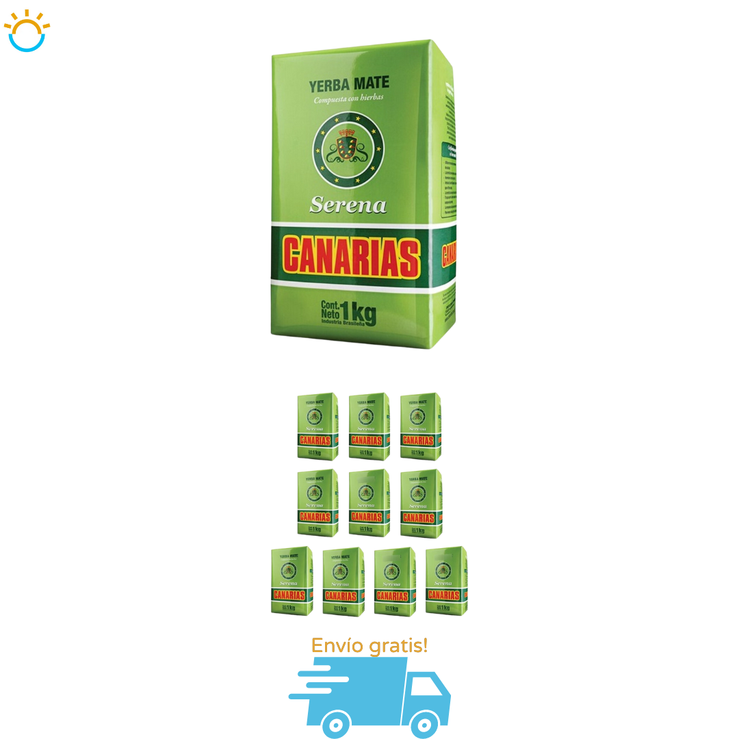 Pack Yerba mate Canarias Serena - 10Kgs