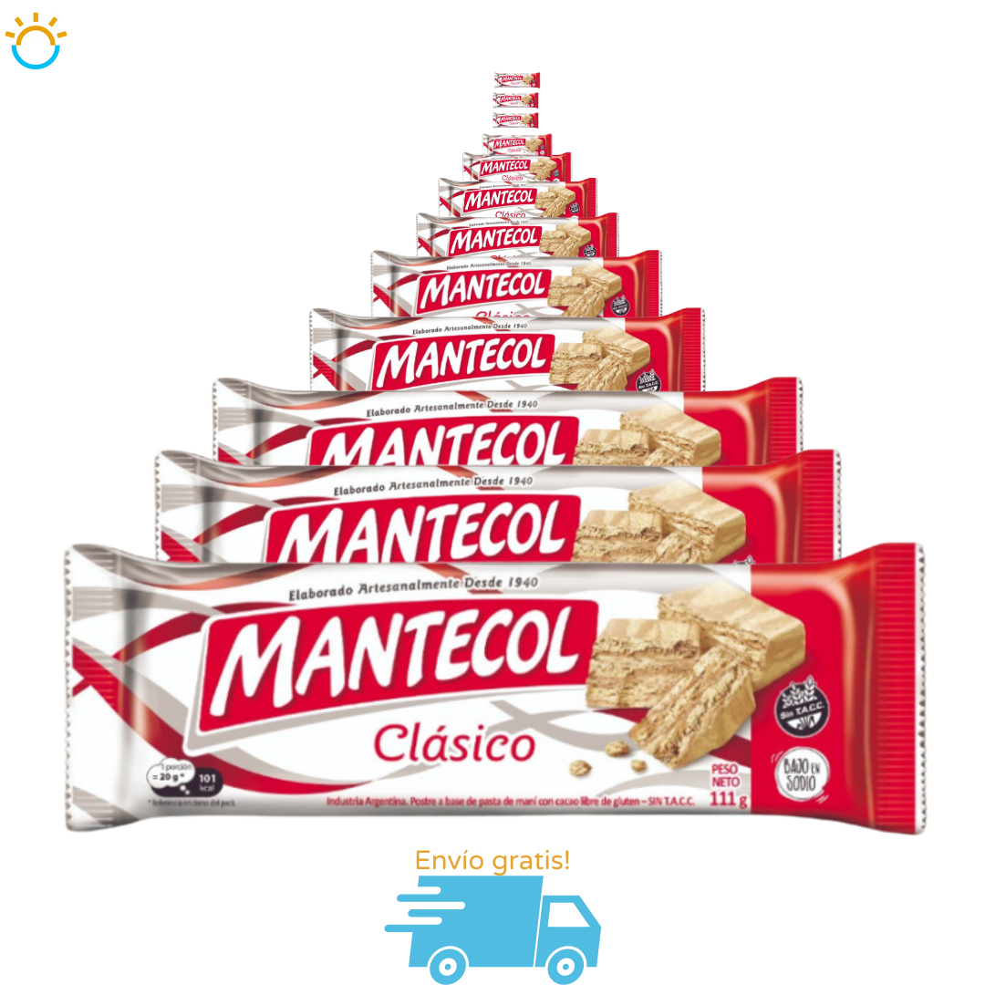 Pack Mantecol 111 gramos - 12 unidades