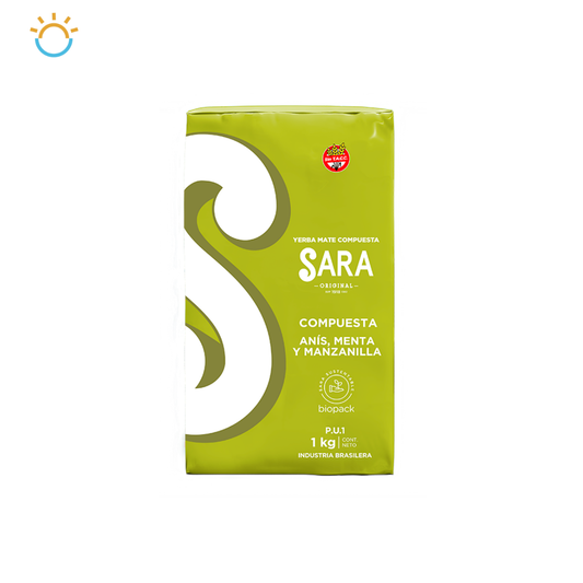 Yerba Mate Sara Anis, Menta y Manzanilla 500 Gramos