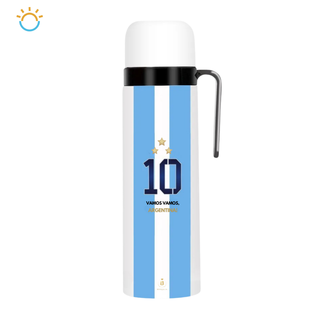 Termo Argentina Messi Nº10 - Aluminio - 1L