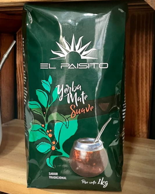 Yerba Mate El Paisito Suave 1KG