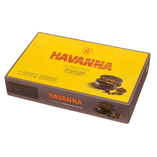 Alfajores Havanna chocolate - 12 unidades