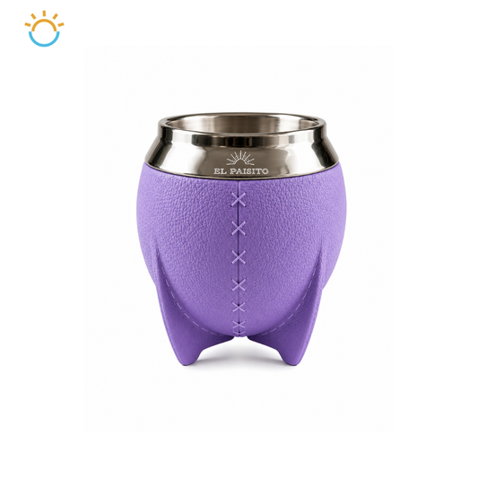 Mate Torpedo El Paisito acero inoxidable (Lila)