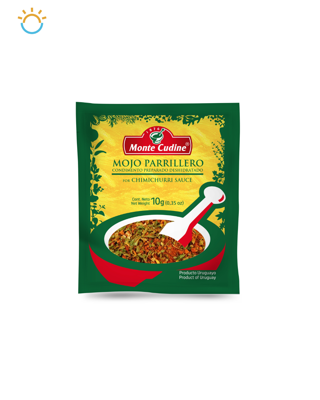 Monte Cudine Mojo Parrillero (Chimichurri) — 26 sobres x 10 g (260 g)