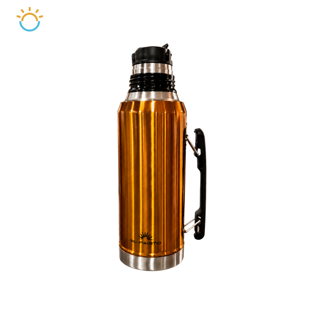 Termo acero inoxidable EL PAISITO 1.2L  (Bronce)