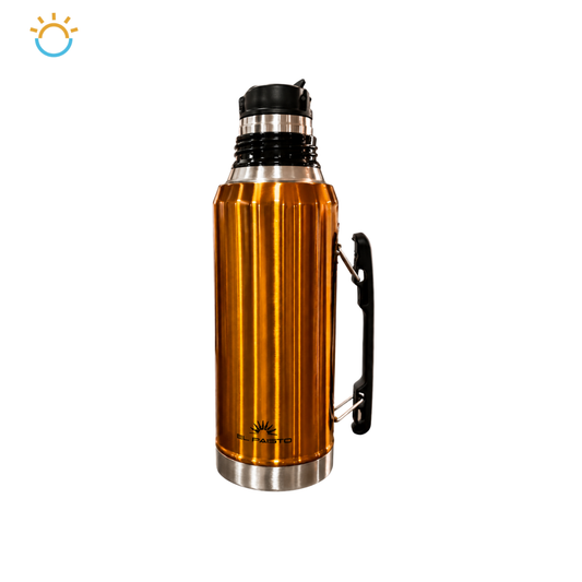 Termo acero inoxidable EL PAISITO 1.2L  (Bronce)
