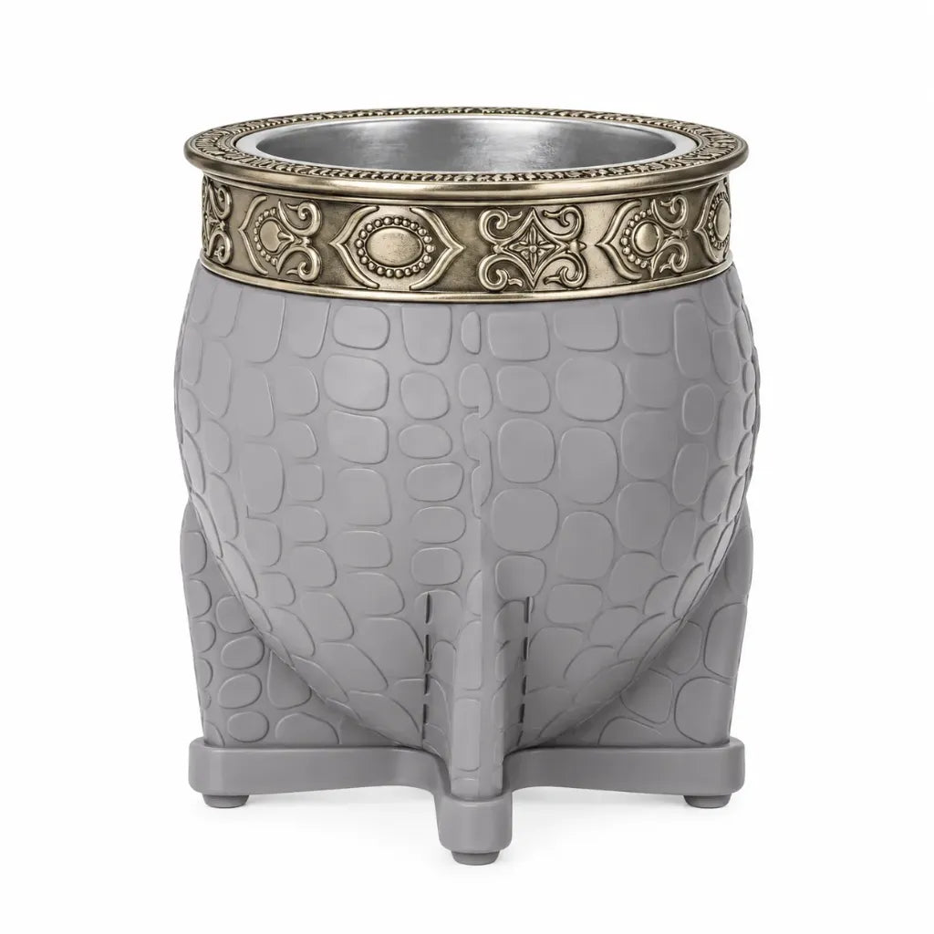 Imperial camionero GRIS acero inox 200ml El Paisito virola Bronce - Mate