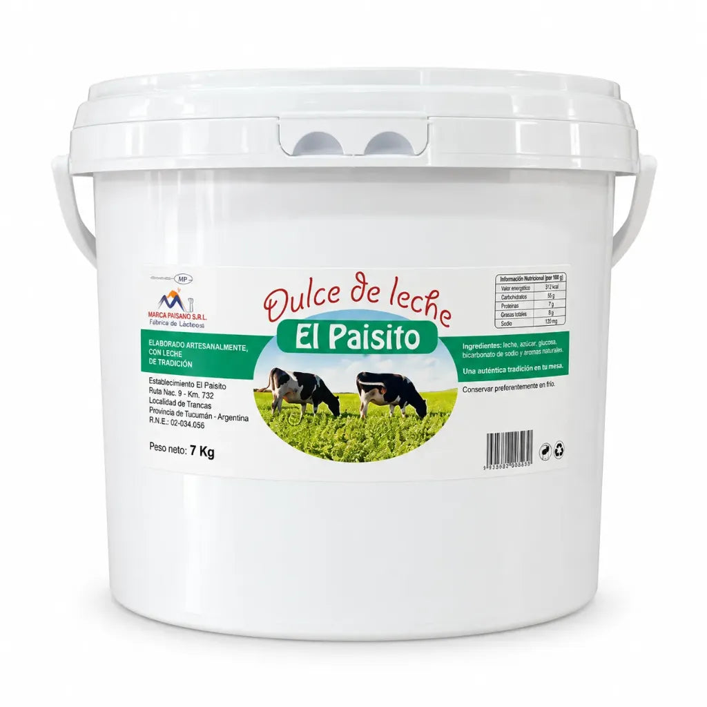 El Paisito PASTELERO x 7 kg. - Dulce de leche