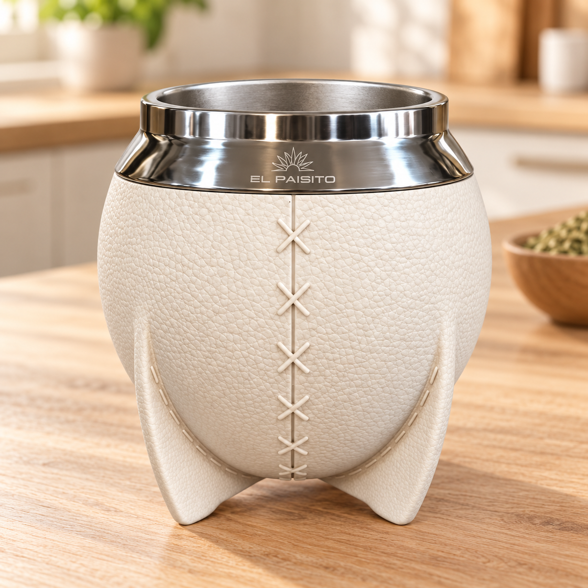 Pampero acero inox 280ml BLANCO - Mate — imagen de catálogo