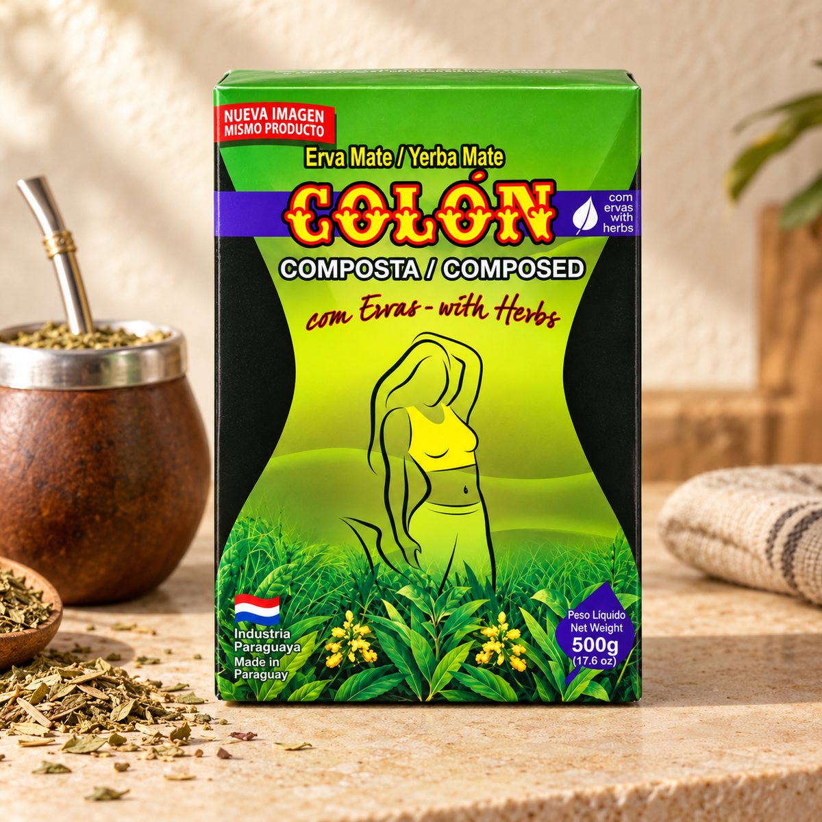 Yerba mate Colón con Hierbas - 500 g — imagen de catálogo