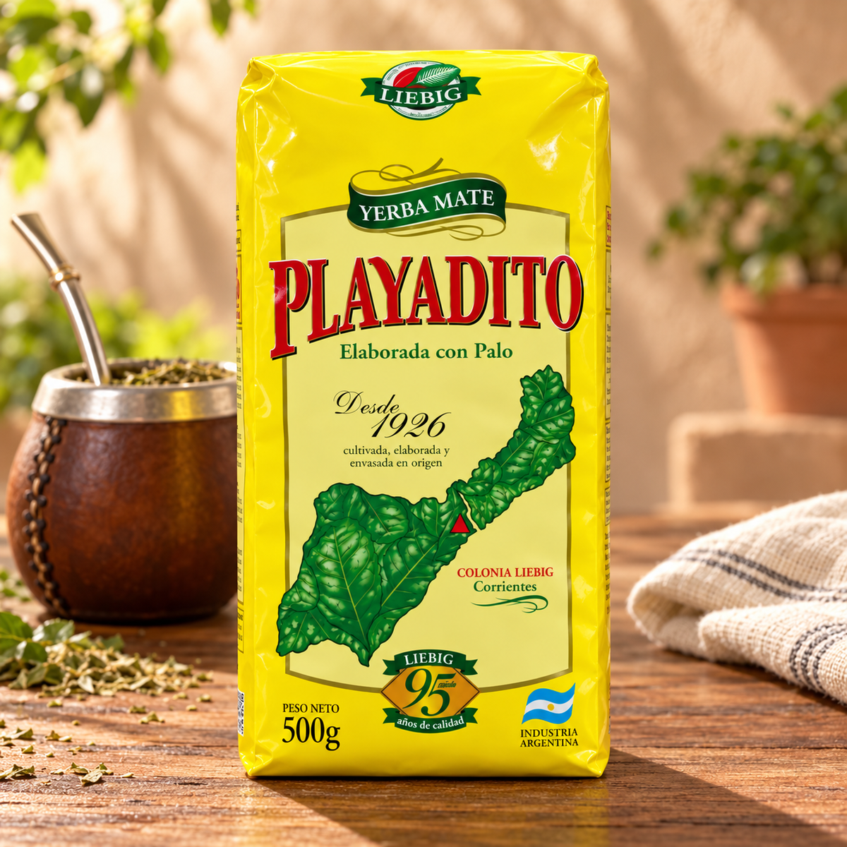 Yerba mate Playadito - 500 g — imagen de catálogo