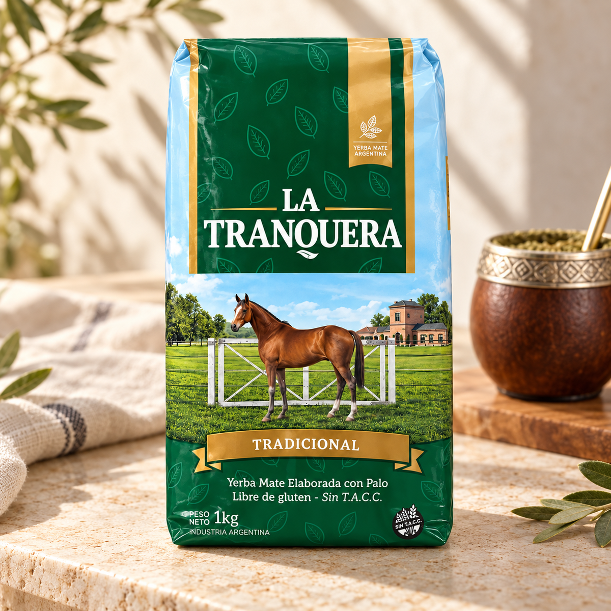 Yerba mate La Tranquera Tradicional - 1 kg — imagen de catálogo
