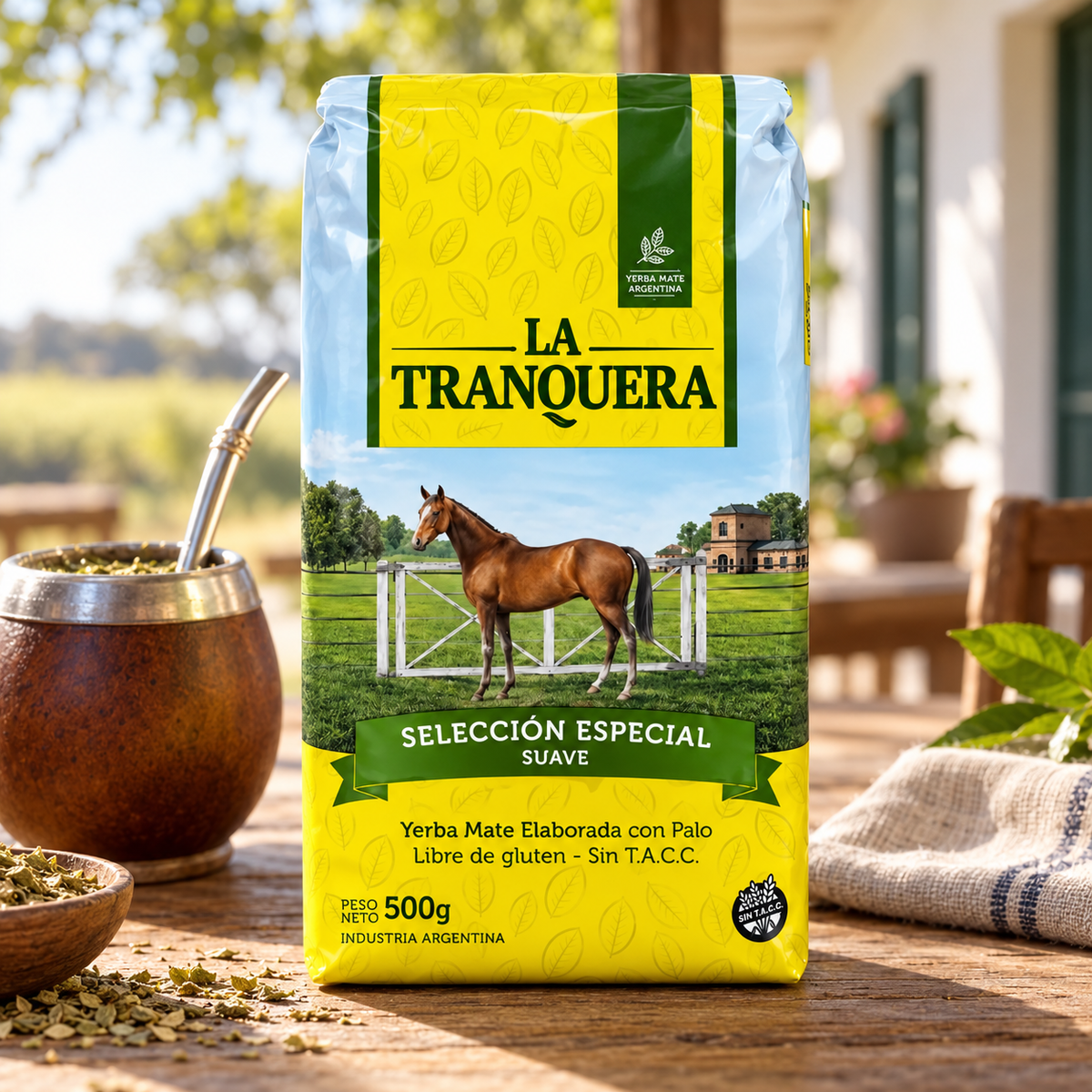 Yerba mate La Tranquera Selección Especial Suave - 500 g — imagen de catálogo