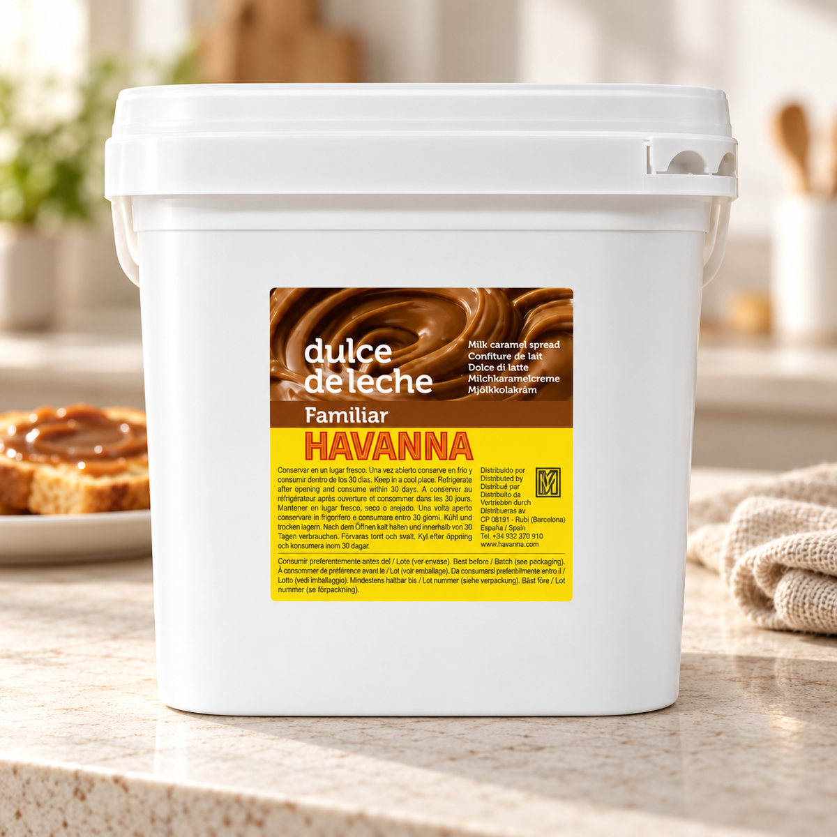 HAVANNA BOTE FAMILIAR 7 Kg. - Dulce de leche — imagen de catálogo