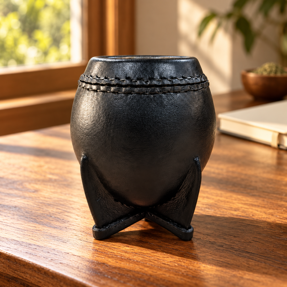 Forrado de cuero sin virola NEGRO - Mate — imagen de catálogo